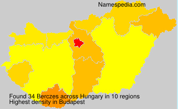 Surname Berczes in Hungary Surname Berczes in Hungary