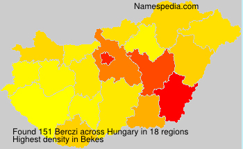 Surname Berczi in Hungary Surname Berczi in Hungary