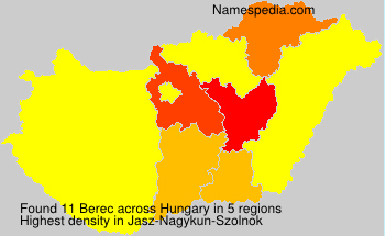 Surname Berec in Hungary Surname Berec in Hungary