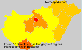 Surname Berecki in Hungary Surname Berecki in Hungary