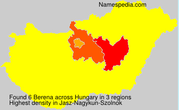 Surname Berena in Hungary Surname Berena in Hungary
