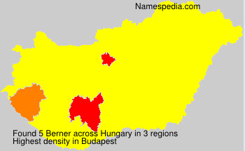 Surname Berner in Hungary Surname Berner in Hungary