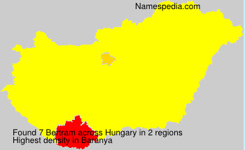 Surname Bertram in Hungary