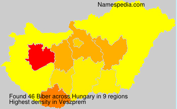 Surname Biber in Hungary Surname Biber in Hungary