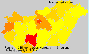 Surname Binder in Hungary Surname Binder in Hungary