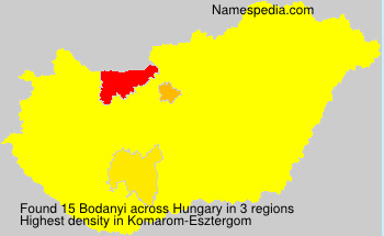 Surname Bodanyi in Hungary Surname Bodanyi in Hungary