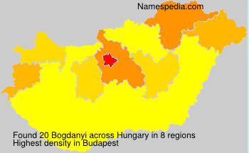 Surname Bogdanyi in Hungary Surname Bogdanyi in Hungary
