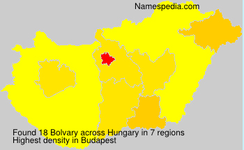 Surname Bolvary in Hungary Surname Bolvary in Hungary