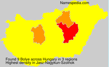 Surname Bolye in Hungary Surname Bolye in Hungary