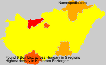 Surname Bombicz in Hungary Surname Bombicz in Hungary