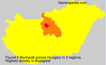 Surname Bonhardt in Hungary Surname Bonhardt in Hungary