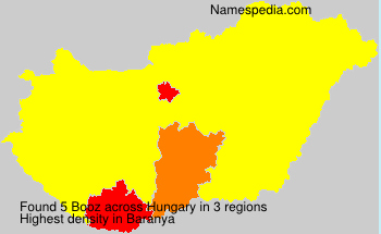 Surname Booz in Hungary Surname Booz in Hungary