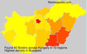 Surname Borbiro in Hungary Surname Borbiro in Hungary