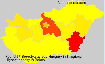 Surname Borgulya in Hungary Surname Borgulya in Hungary