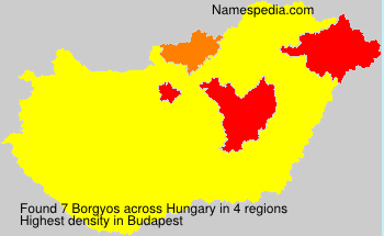 Surname Borgyos in Hungary Surname Borgyos in Hungary