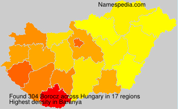 Surname Borocz in Hungary Surname Borocz in Hungary