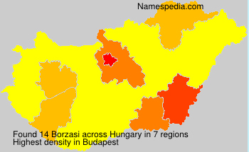 Surname Borzasi in Hungary Surname Borzasi in Hungary