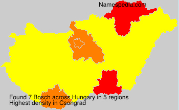 Surname Bosch in Hungary Surname Bosch in Hungary