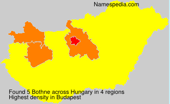 Surname Bothne in Hungary Surname Bothne in Hungary