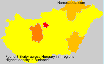 Surname Brajer in Hungary Surname Brajer in Hungary