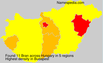 Surname Bran in Hungary Surname Bran in Hungary