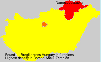 Surname Brogli in Hungary Surname Brogli in Hungary