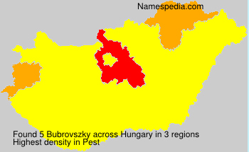 Surname Bubrovszky in Hungary Surname Bubrovszky in Hungary