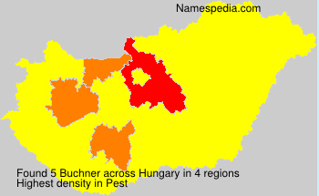 Surname Buchner in Hungary Surname Buchner in Hungary