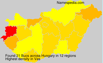 Surname Bucs in Hungary Surname Bucs in Hungary