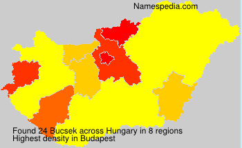 Surname Bucsek in Hungary Surname Bucsek in Hungary