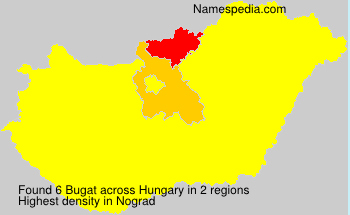Surname Bugat in Hungary Surname Bugat in Hungary