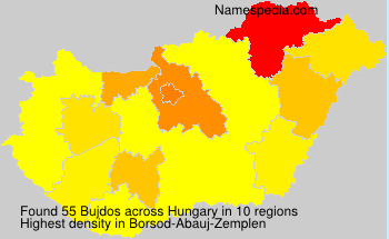 Surname Bujdos in Hungary Surname Bujdos in Hungary