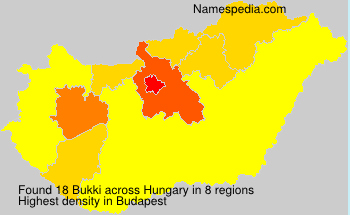Surname Bukki in Hungary Surname Bukki in Hungary