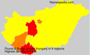 Surname Burge in Hungary Surname Burge in Hungary