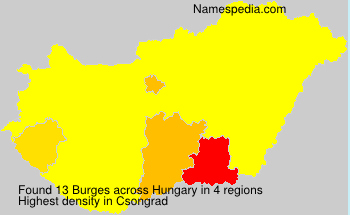 Surname Burges in Hungary Surname Burges in Hungary