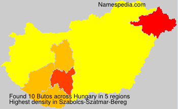 Surname Butos in Hungary Surname Butos in Hungary