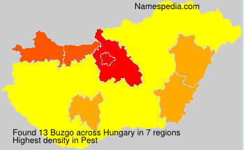 Surname Buzgo in Hungary Surname Buzgo in Hungary