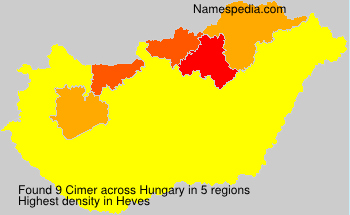 Surname Cimer in Hungary Surname Cimer in Hungary