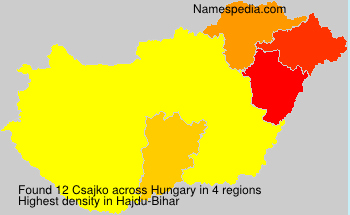 Surname Csajko in Hungary Surname Csajko in Hungary
