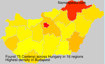 Surname Cselenyi in Hungary Surname Cselenyi in Hungary