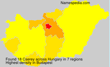 Surname Cserey in Hungary Surname Cserey in Hungary