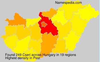 Surname Cseri in Hungary Surname Cseri in Hungary