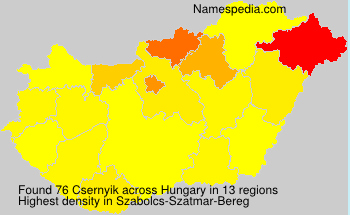 Surname Csernyik in Hungary Surname Csernyik in Hungary