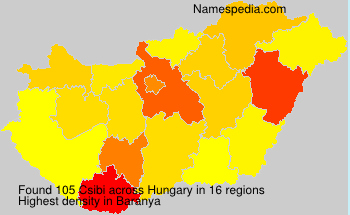Surname Csibi in Hungary Surname Csibi in Hungary