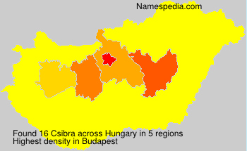 Surname Csibra in Hungary Surname Csibra in Hungary