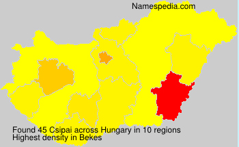 Surname Csipai in Hungary Surname Csipai in Hungary