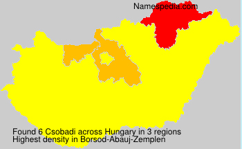 Surname Csobadi in Hungary Surname Csobadi in Hungary