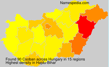 Surname Csoban in Hungary Surname Csoban in Hungary