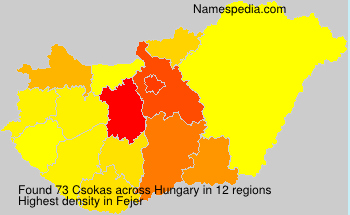 Surname Csokas in Hungary Surname Csokas in Hungary