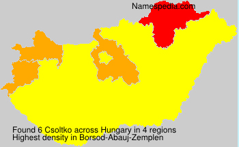 Surname Csoltko in Hungary Surname Csoltko in Hungary